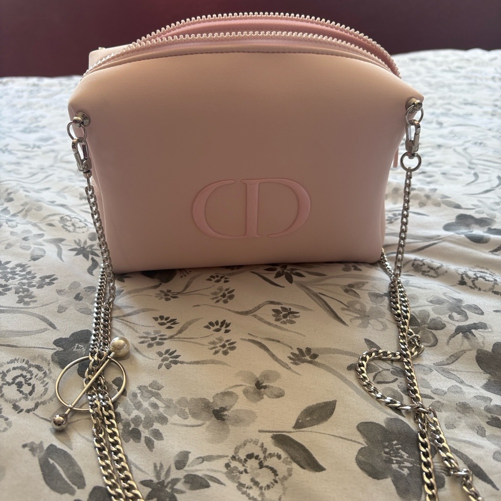 Pink Dior Chain Shoulder Bag - Picture 2 of 8